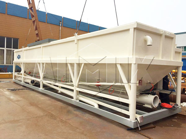 horizontal cement silo