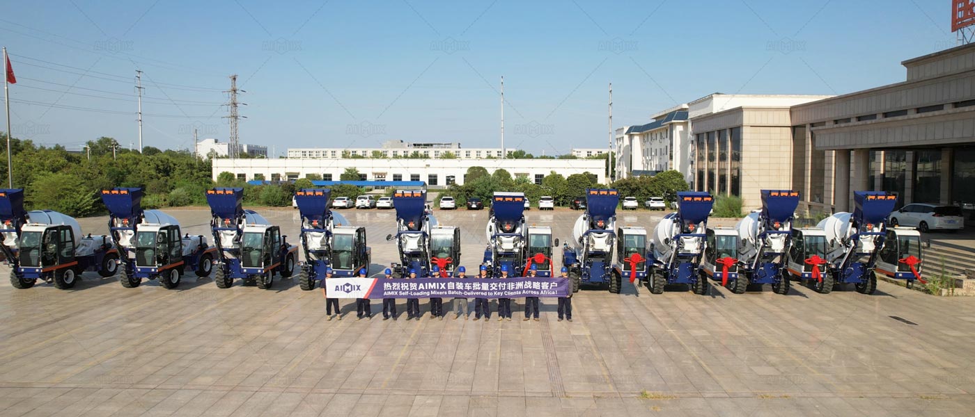 10 Sets Self Loading Concrete Mixers Delivered to Congo