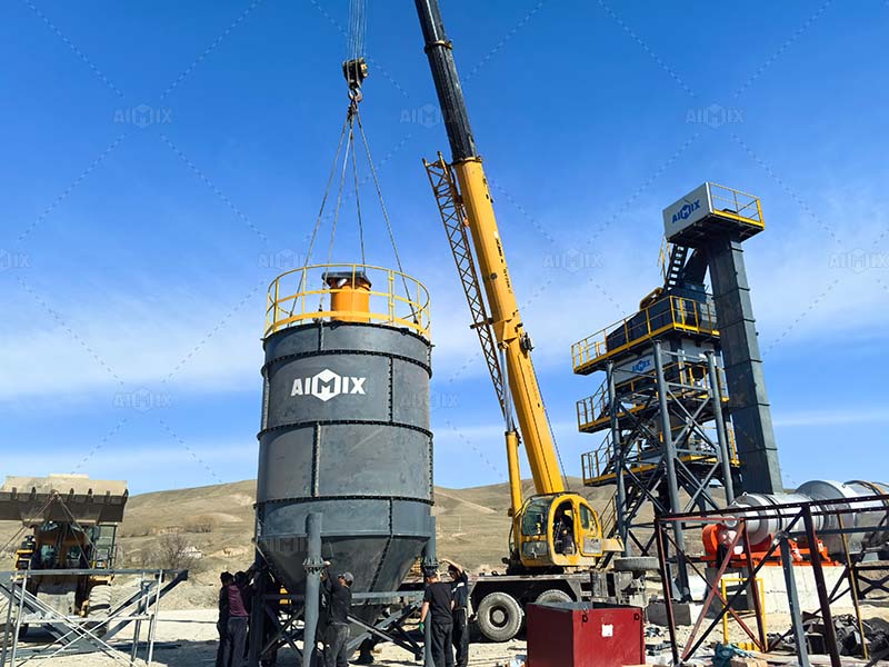 100tph asphalt plant for sale installation