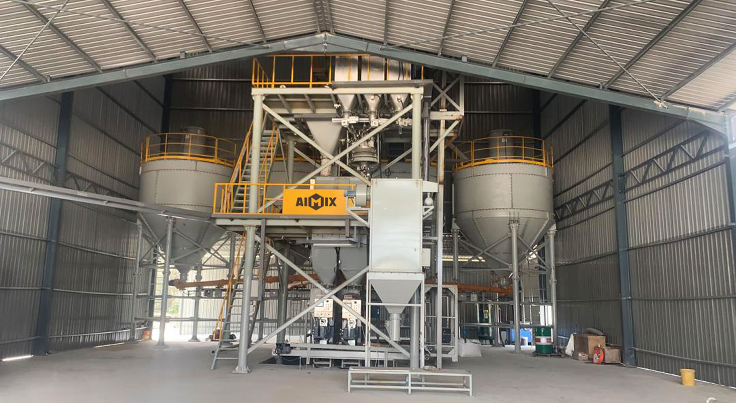 10pth tile adhesive making-machine installed in Malaysia