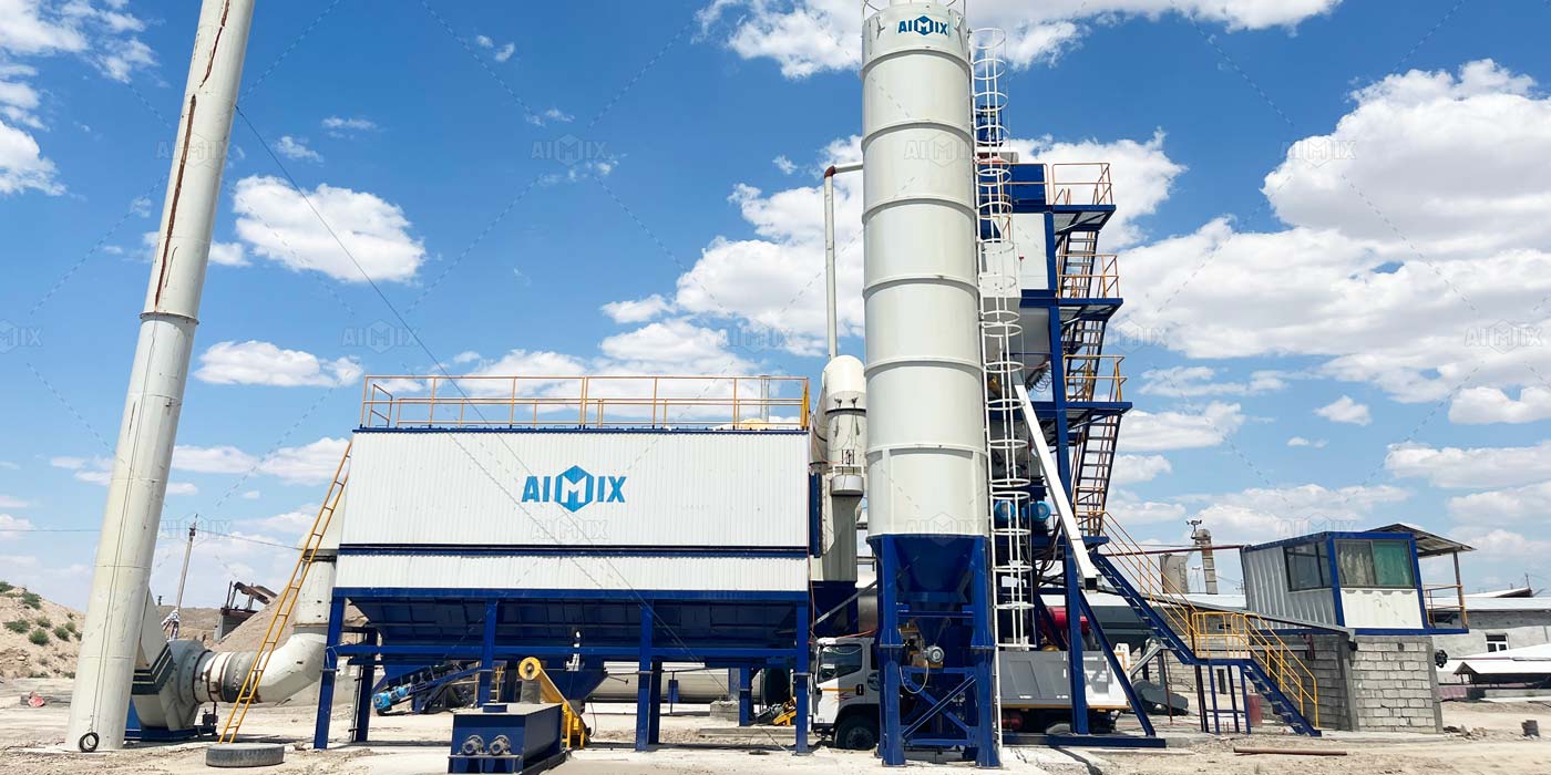 120 ton hma plant for Road Construction in Uzbekistan