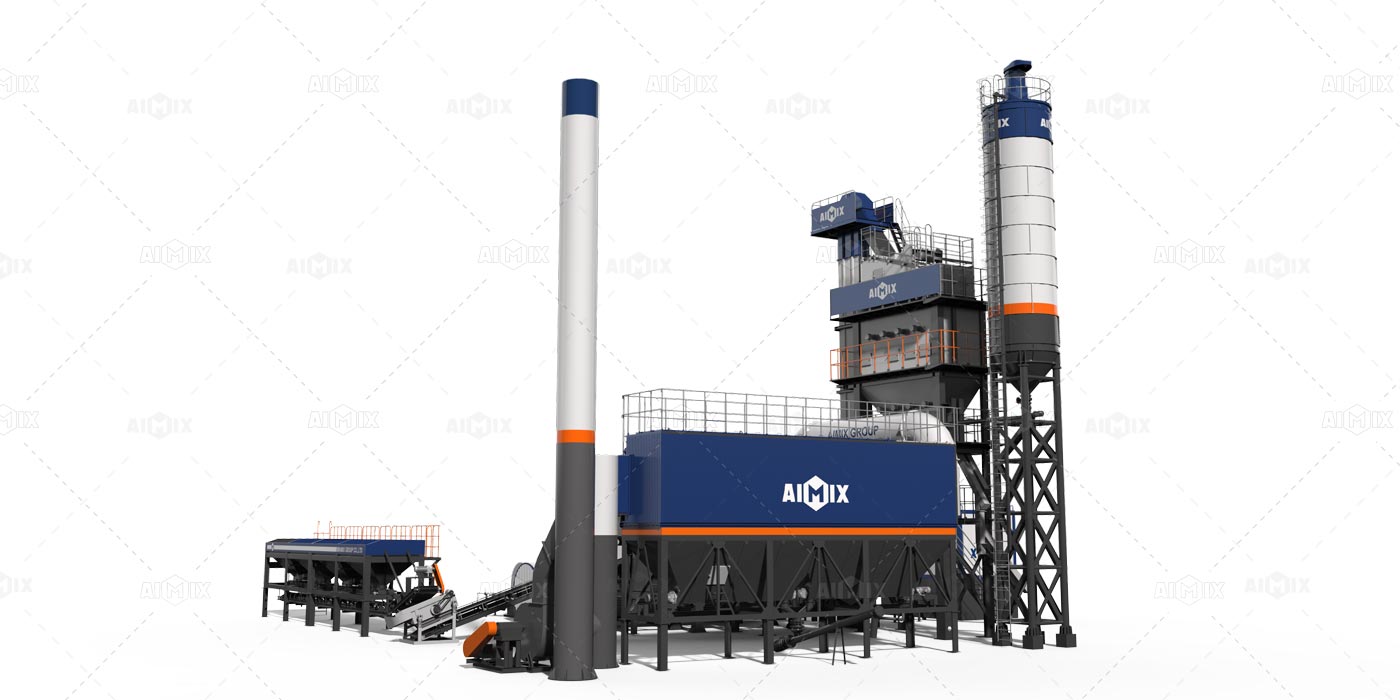 120 ton stationary batch type asphalt plant