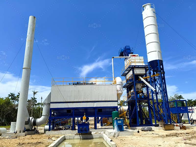 120tph asphalt hot mix plant for sale for road building in Jamaica
