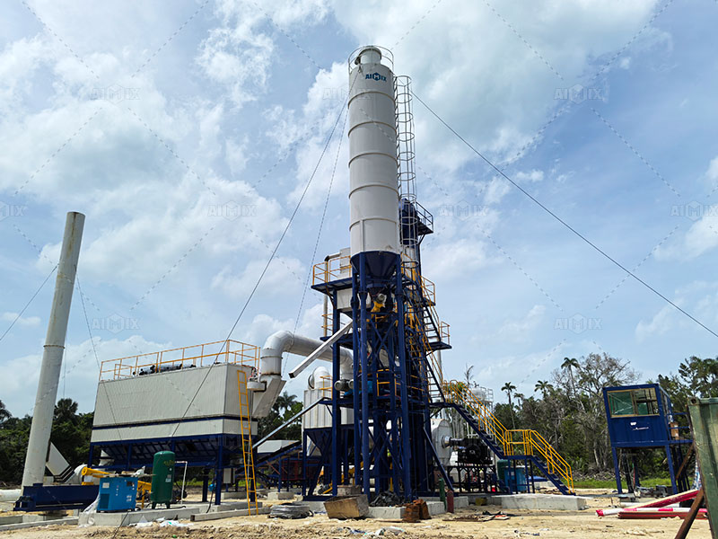 120tph asphalt manufacturing plant for road construction in Jamaica