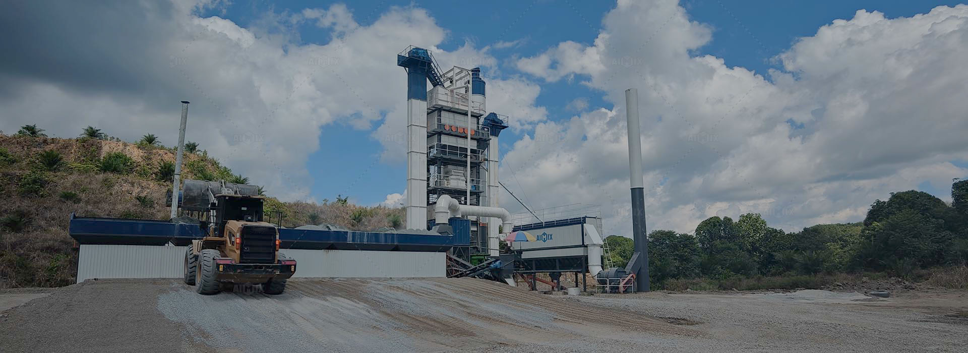 120tph asphalt mixer plant for asphalt concrete aggregates production in Malaysia