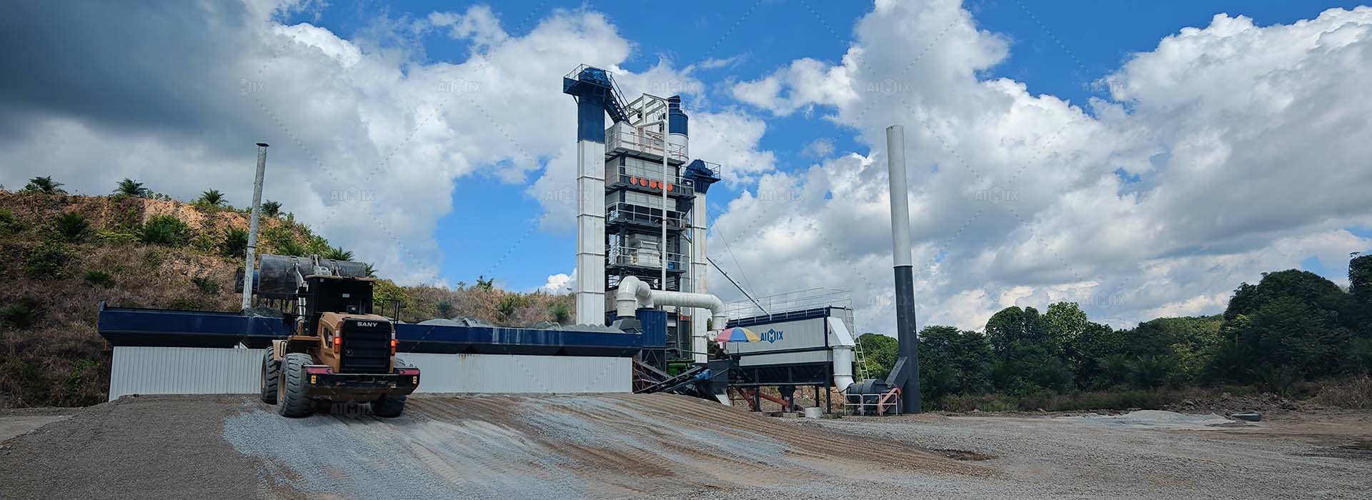 120tph stationary asphalt plant produced by asphalt plant suppliers in Malaysia