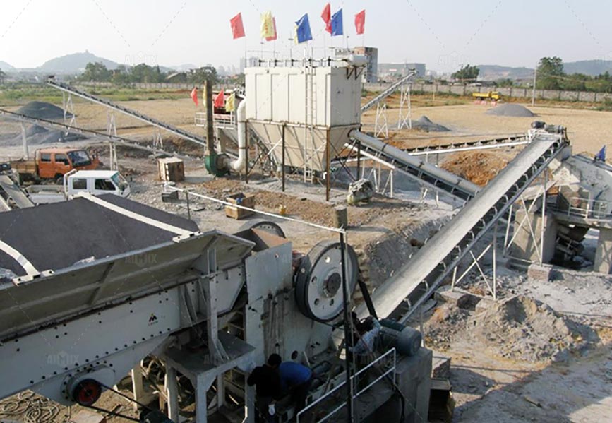 150tph Limestone crushing production line
