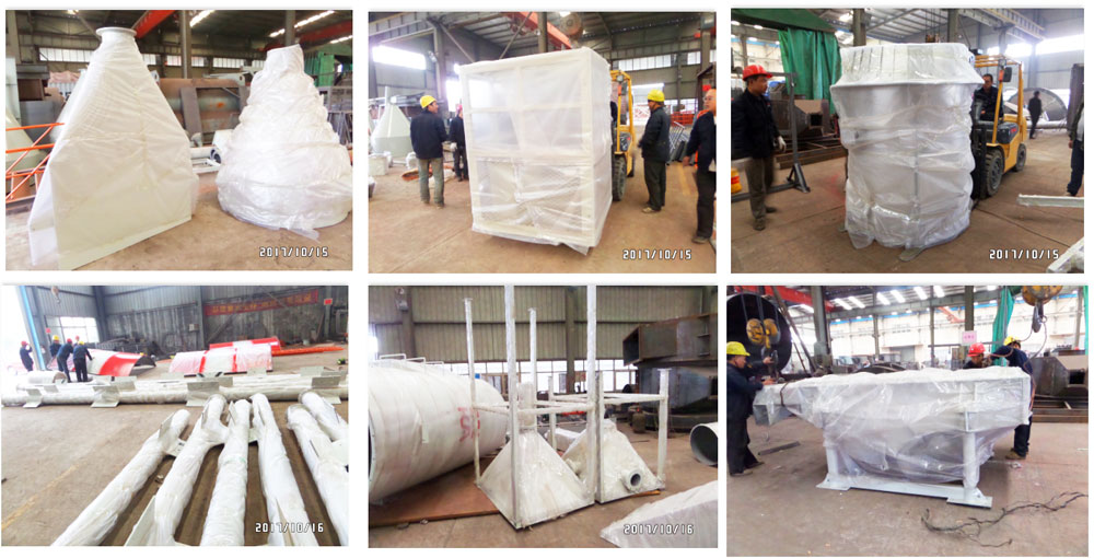 shipment of dry plaster mixing plant Peru