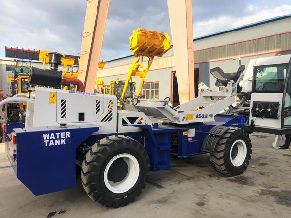 2.6 cub self loading cement mixer