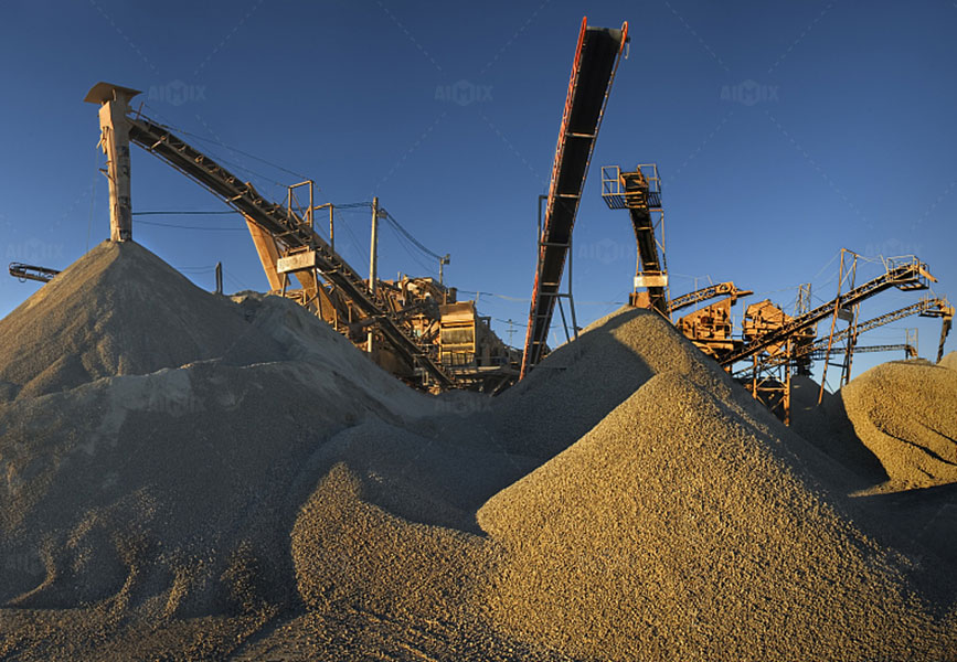 200tph Andesite crushing plant to produce asphalt aggregate