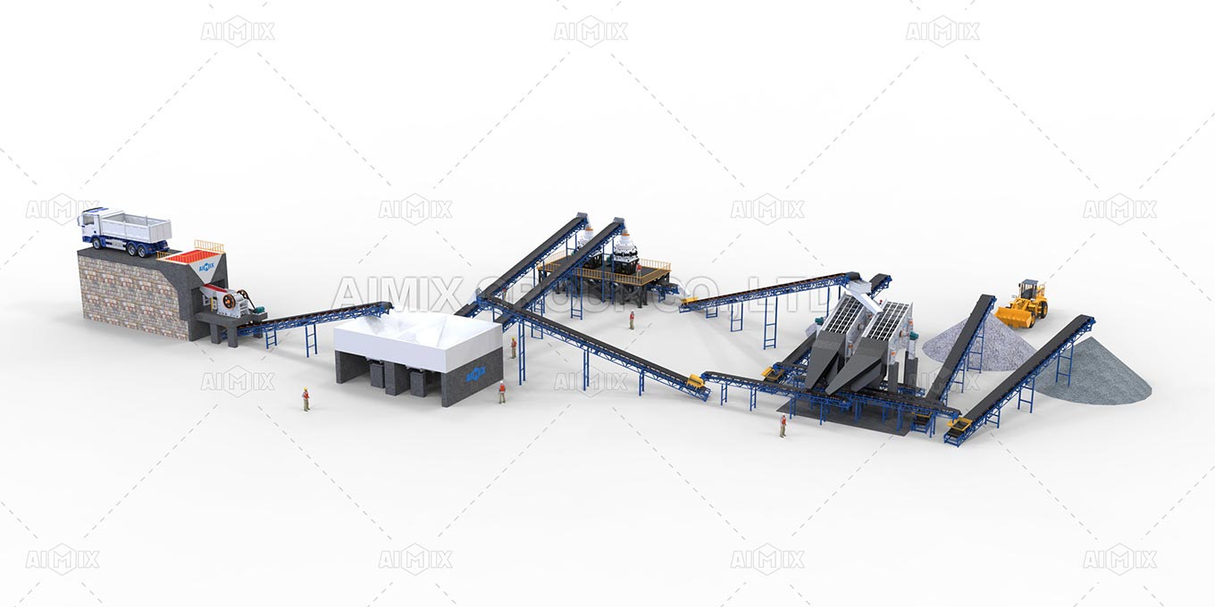 200tph stationary crushing plant