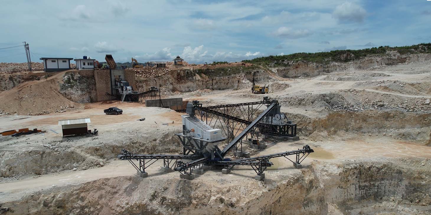 200tph crushing plant operation in Indonesia