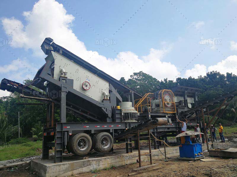 4 in 1 Mobile Crushing Plant Working in The Philippines