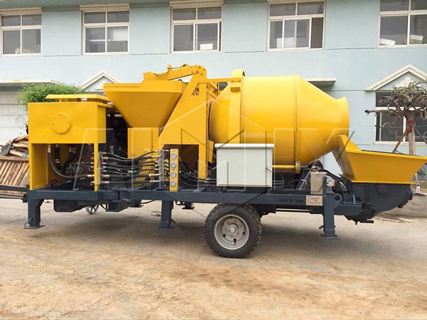 diesel concrete mixer pump
