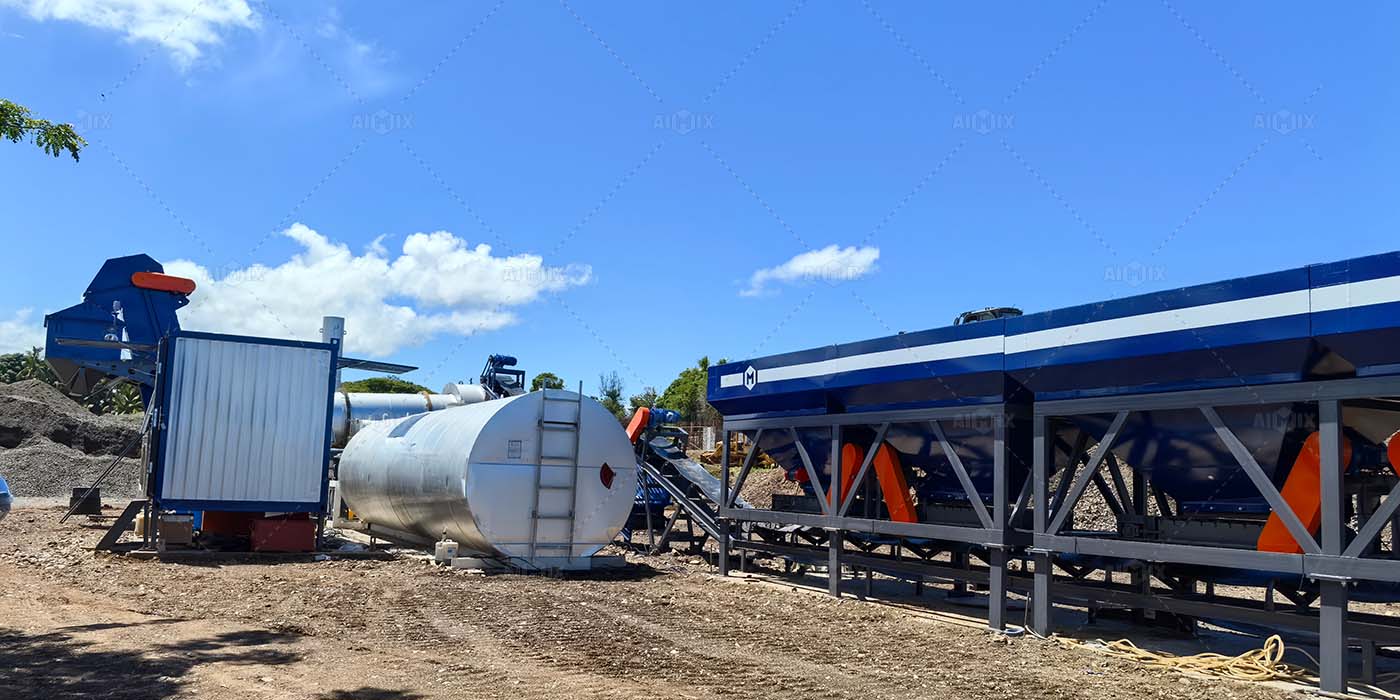 40 ton per hour asphalt drum mixing plant for sale in Fiji
