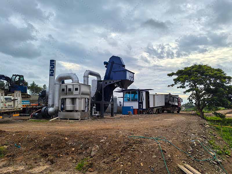 40tph drum mix asphalt plant for sale