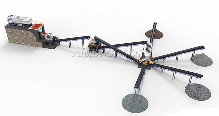 50tph riverstone crushing plant