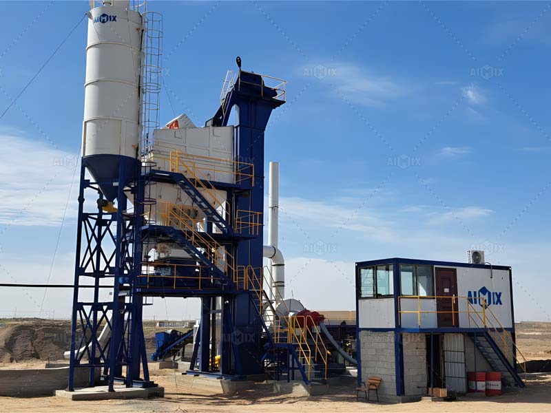 60 tph asphalt plant in the Philippines for road projects