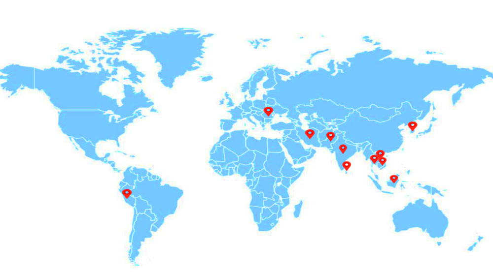 Our ready mix plaster plant is all around the world