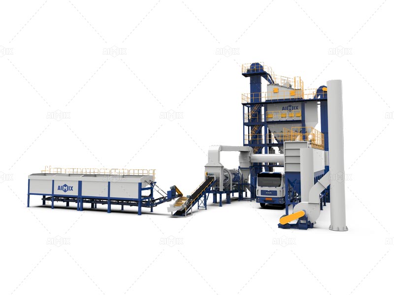 80 ton asphalt batch mix plant