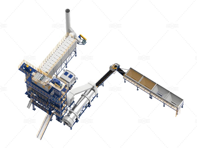 80 ton stationary asphalt mixing plant