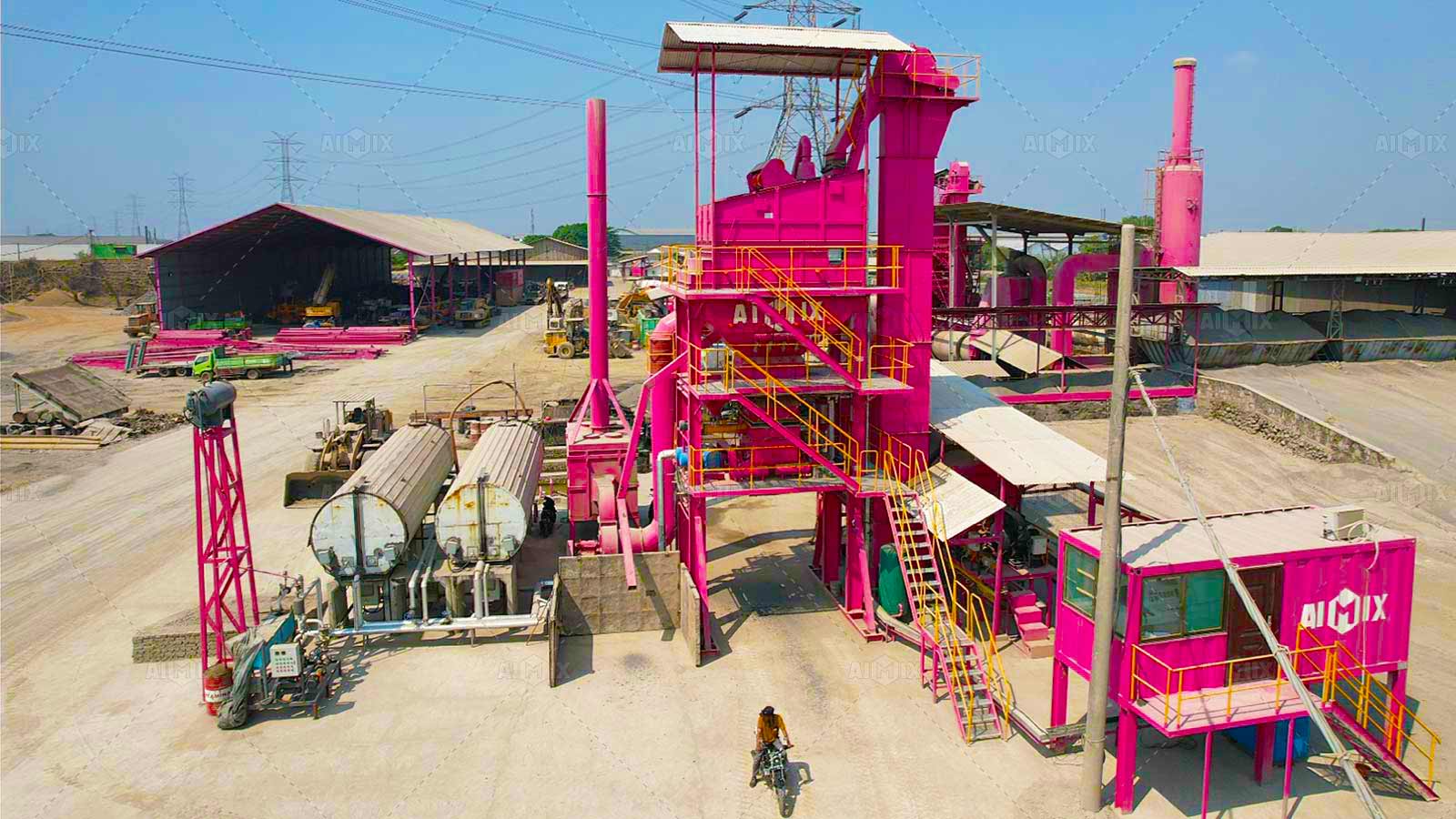 80ton stationary asphalt mixer plants 