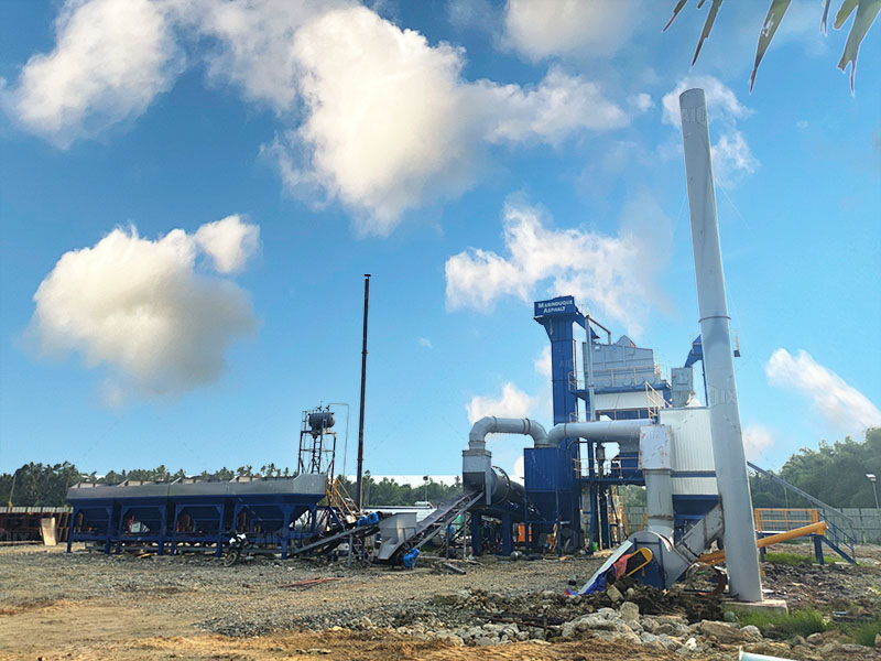 80tph asphalt batch mixing plant for sale in the Philippines