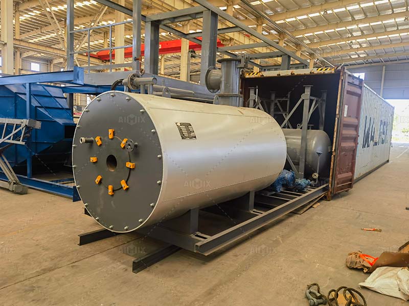 80tph asphalt batch plant manufacturing in factory