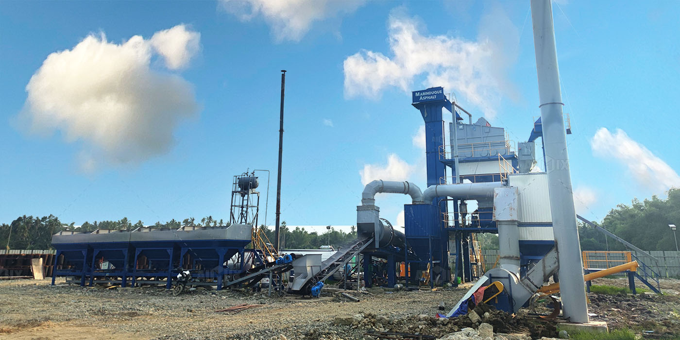 80tph batch mix asphalt plant for sale in the Philippines