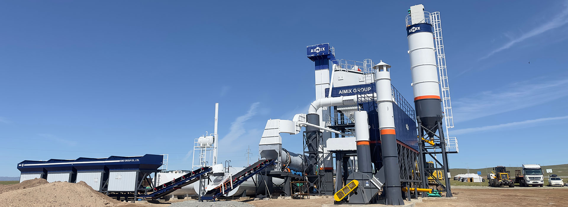 80tph stationary asphalt mix plant supplier for road building in Mongolia