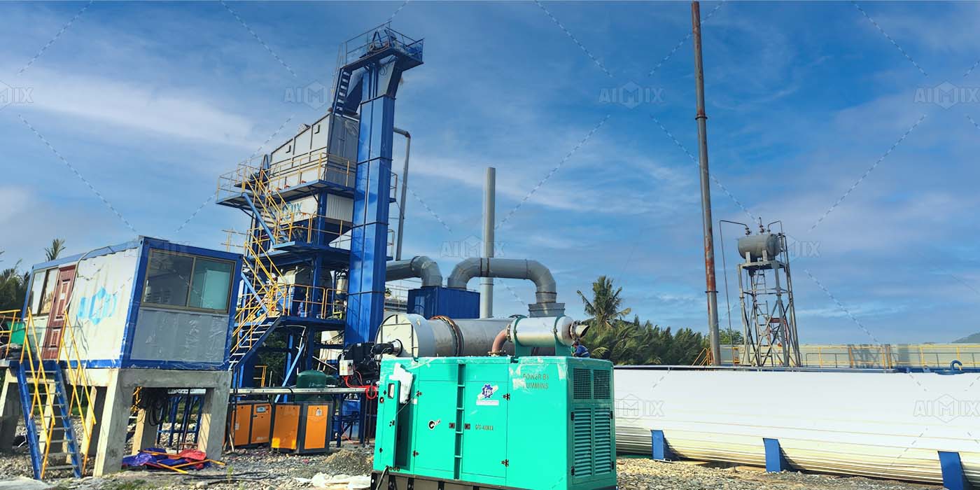 80tph stationary batch asphalt plant for sale in the Philippines