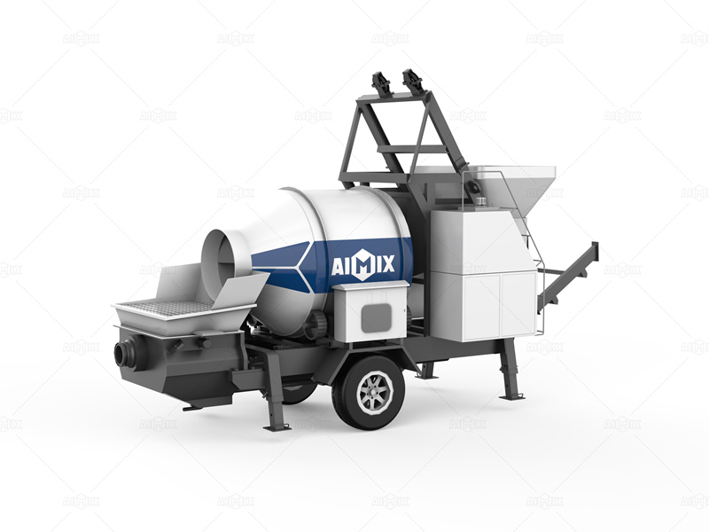 ABJZ30C Drum mixer type concrete pump machine