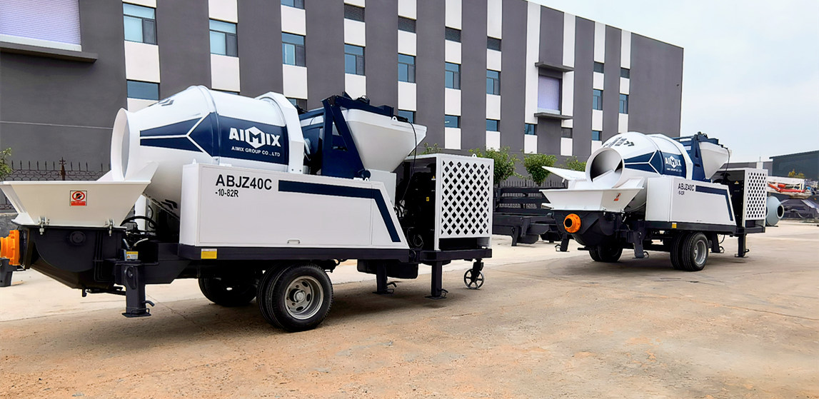 ABJZ40C Aimix concrete mixer pumps