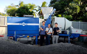 ABJZ40C Concrete Pump at the Philippines