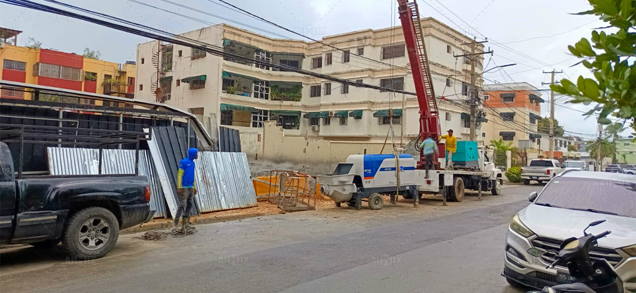 ABT30C Concrete Trailer Pump for Mortar Spraying in Dominica