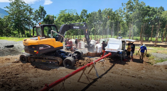 ABT40C Concrete Pump at Indonesia