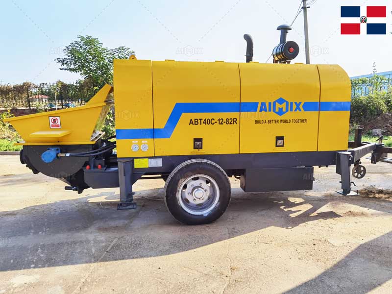 ABT40C diesel concrete pump Dominican Republic