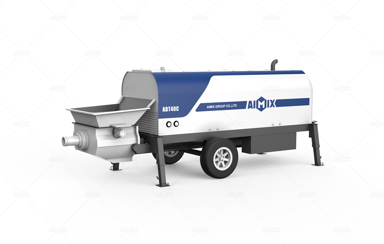 ABT40C Diesel trailer type aimix concrete pump construction