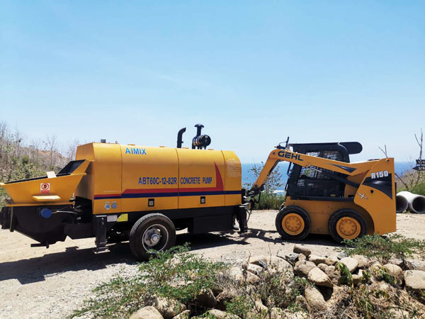 ABT60C diesel concrete pump Indonesia