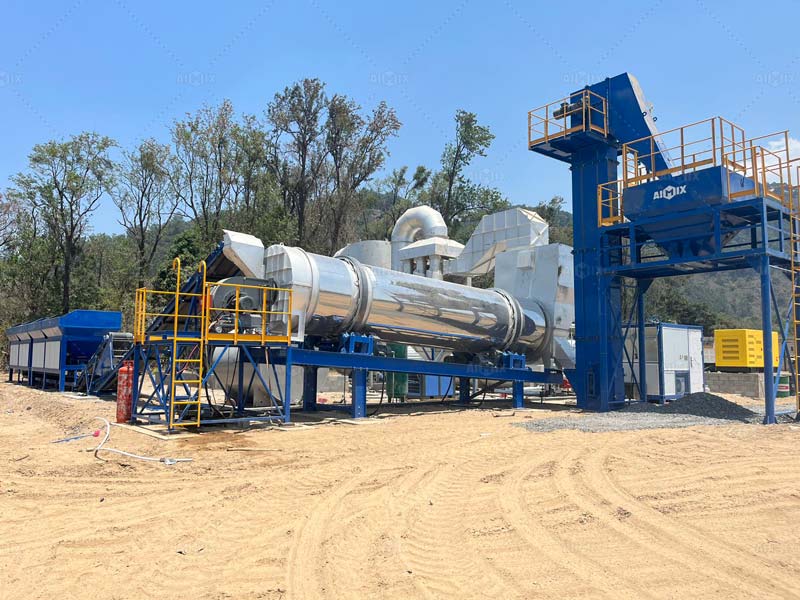 AIMIX 120tph stationary asphalt drum mix plant for sale