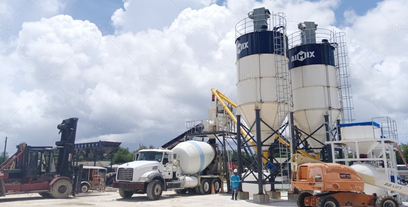 Aimix AJG50 dry mix plant