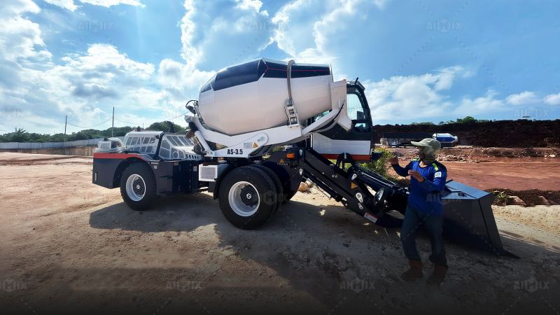 Aimix AS-3.5 self loading mixer