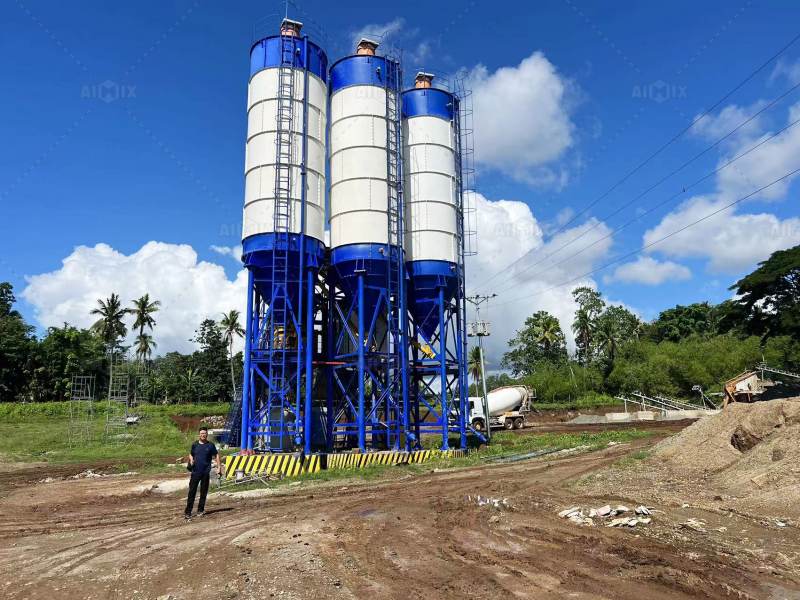 Aimix concrete plant for the Philippines