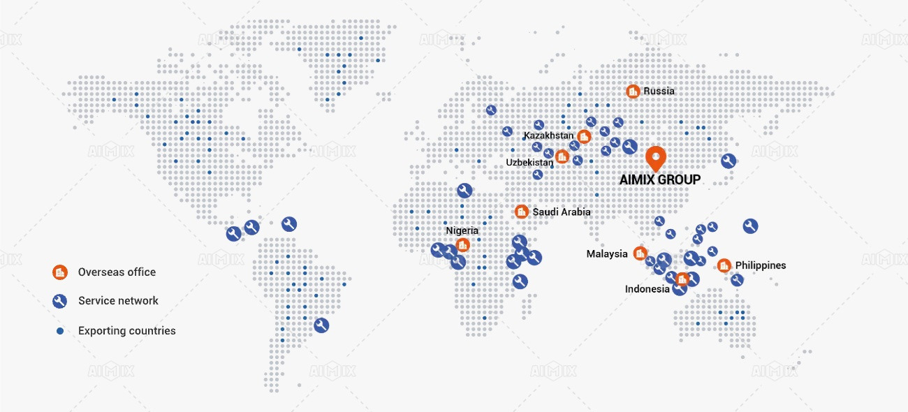 Aimix Diesel Concrete Pump Distributor Global Network