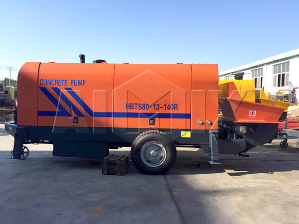 AIMIX HBTS80 Diesel Concrete Pumps were Exported to Vietnam