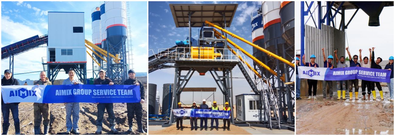 Aimix helps customers start concrete business