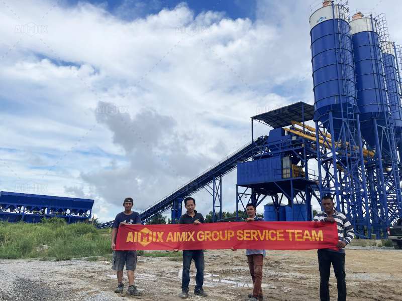 Aimix high quality precast batching plant