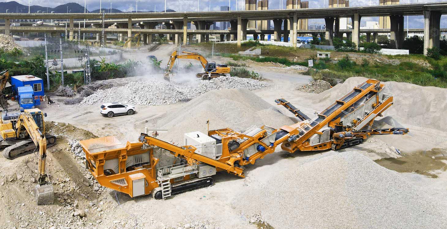 AIMIX quartz crusher plant