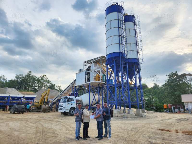 Aimix ready mixed plant for Indonesia
