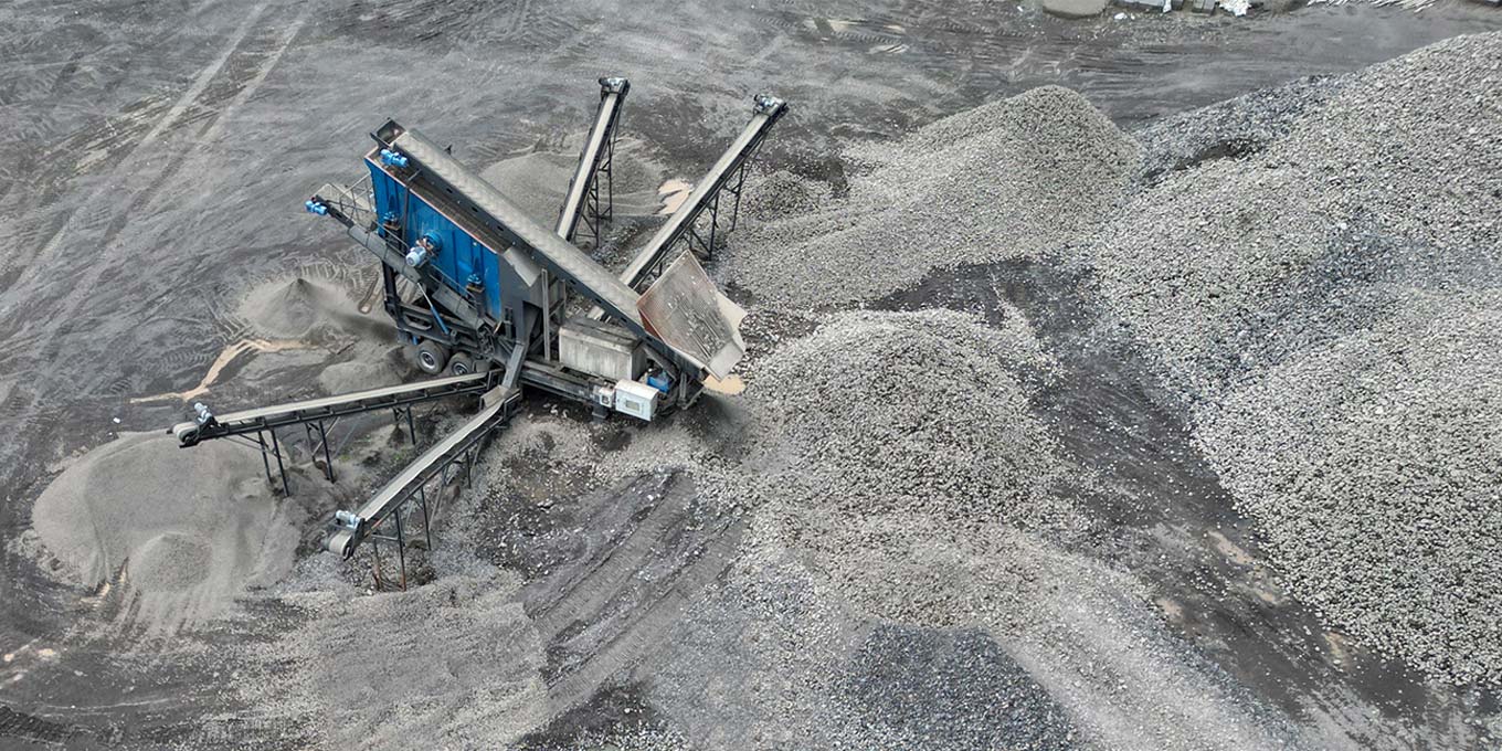 AIMIX rock crusher plant Operation on-site